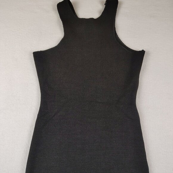 Zara Black Open Back Maxi Racerback Tank Dress Womens Small - Picture 3 of 10
